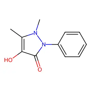 4-Hydroxyantipyrine structure