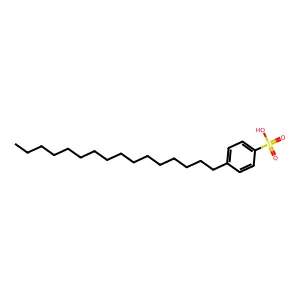 4-Hexadecylbenzenesulfonic acid structure