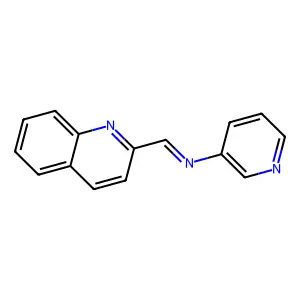 2-(N-3-Pyridylformimidoyl)quinoline structure