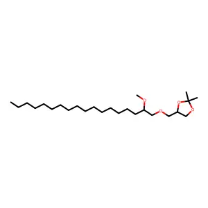 4-(2-Methoxyoctadecoxymethyl)-2,2-dimethyl-1,3-dioxolane structure