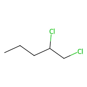 1,2-Dichloropentane structure