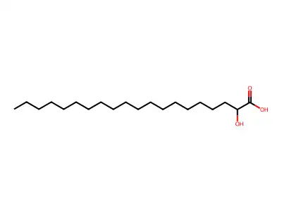 2-Hydroxyeicosanoic acid structure
