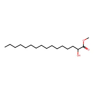 Methyl 2-hydroxyhexadecanoate structure