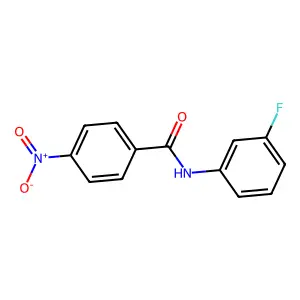 N-(3-Fluorophenyl)-4-nitrobenzamide structure