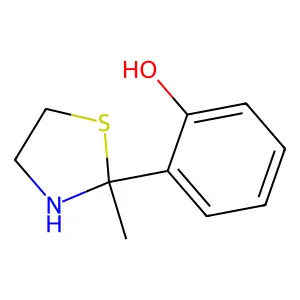 2-(2-Methyl-1,3-thiazolidin-2-yl)phenol structure