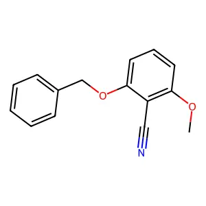 2-(Benzyloxy)-6-methoxybenzonitrile structure