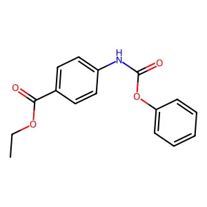 Ethyl 4-[(phenoxycarbonyl)amino]benzoate structure