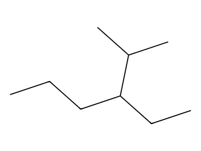 3-Ethyl-2-methylhexane structure