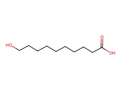 10-Hydroxydecanoic Acid structure