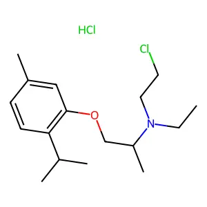 C17H28ClNO.ClH structure