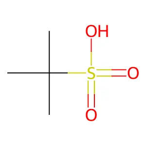 2-Methylpropane-2-sulfonic acid structure