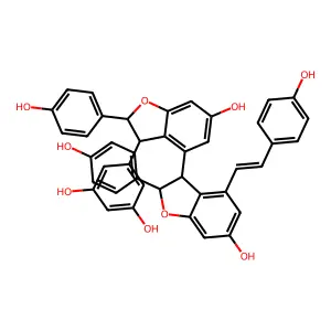 cis-Miyabenol C structure