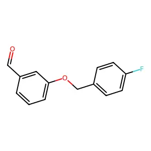 3-((4-Fluorobenzyl)oxy)benzaldehyde structure