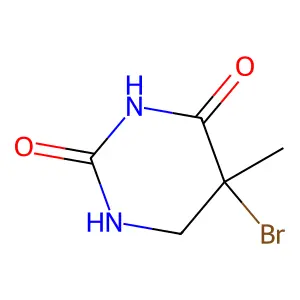 5-Bromo-5-methyldihydropyrimidine-2,4(1H,3H)-dione structure