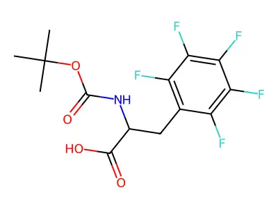 Boc-Pentafluoro-L-Phenylalanine structure