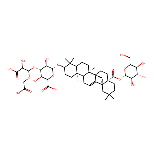 Betavulgaroside III structure