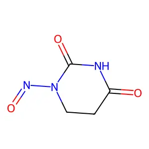 Dihydro-1-nitroso-2,4(1H,3H)-pyrimidinedione structure