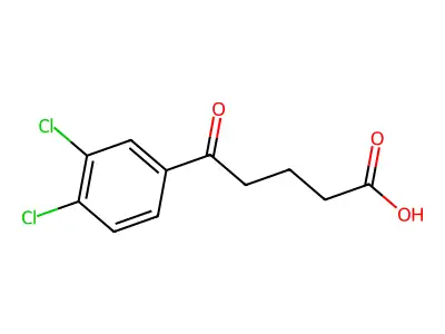 5-(3,4-Dichlorophenyl)-5-oxopentanoic acid structure
