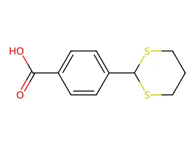 4-(1,3-dithian-2-yl)benzoic Acid structure