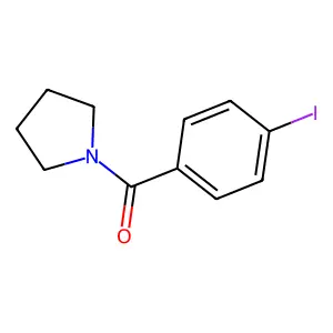 1-[(4-Iodophenyl)carbonyl]pyrrolidine structure