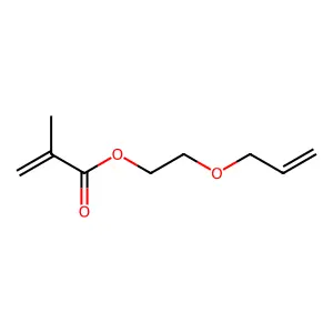 2-Propenoic acid, 2-methyl-, 2-(2-propen-1-yloxy)ethyl ester structure