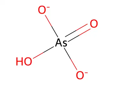 Arsenate (AsO4(3-)), monohydrogen structure