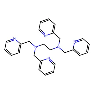 N,N,N',N'-Tetrakis(2-pyridylmethyl)ethylenediamine structure