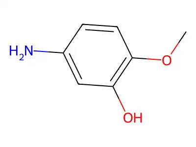 5-Amino-2-methoxyphenol structure