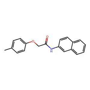 2-(4-methylphenoxy)-N-naphthalen-2-ylacetamide structure