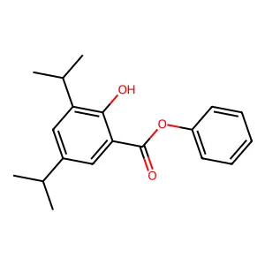 Phenyl 3,5-diisopropylsalicylate structure