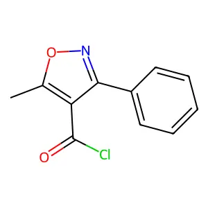 5-Methyl-3-phenylisoxazole-4-carbonyl chloride structure