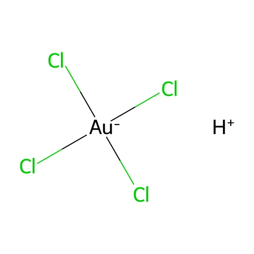 Gold trichloride hydrochloride structure