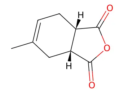 cis-1,2,3,6-Tetrahydro-4-methylphthalic anhydride structure