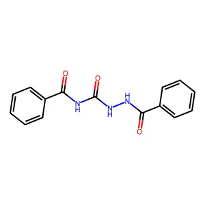 Semicarbazide, 1,4-dibenzoyl- structure