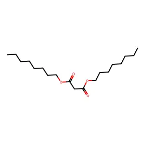 Propanedioic acid, 1,3-dioctyl ester structure