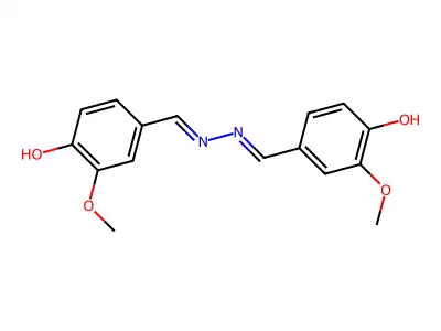 Vanillin azine structure