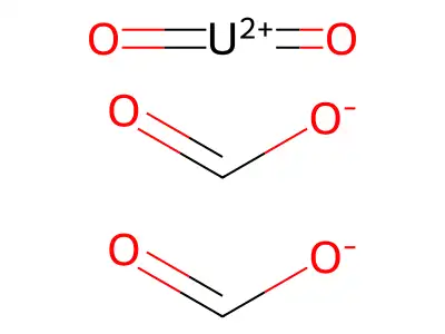 Uranium, bis(formato-kappaO)dioxo-, (T-4)- structure