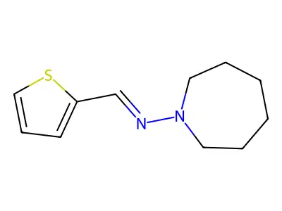 N-(Azepan-1-yl)-1-(thiophen-2-yl)methanimine structure