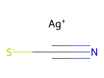 Silver thiocyanate structure