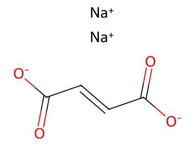 Disodium 2-butenedioate structure
