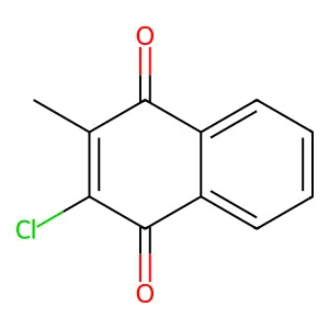2-Chloro-3-methylnaphthoquinone structure