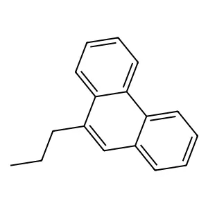 Phenanthrene, 9-propyl- structure