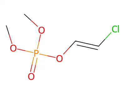 2-Chloroethenyl dimethyl phosphate structure