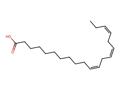 Eicosa-11,14,17-trienoic acid structure