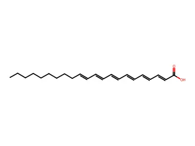 Docosahexenoic acid structure
