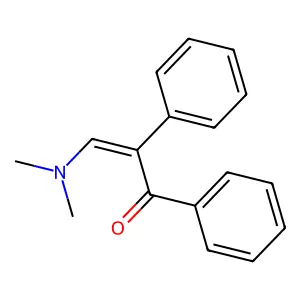 3-(Dimethylamino)-1,2-diphenyl-2-propen-1-one structure