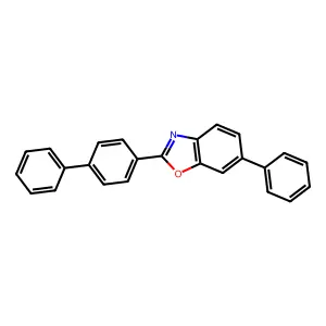 2-(4-Biphenyl)-6-phenylbenzoxazole structure