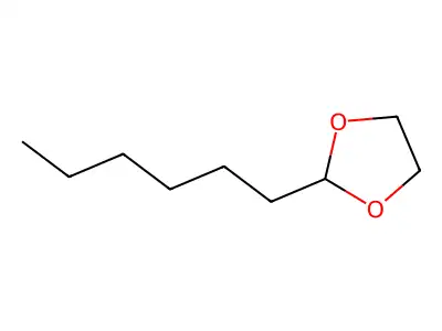 2-Hexyl-1,3-dioxolane structure
