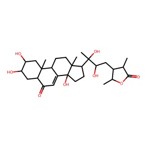 Cyasterone structure