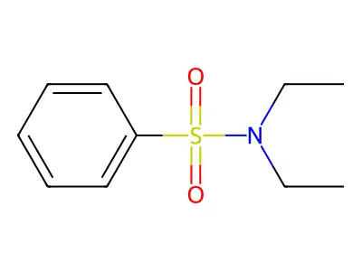 N,N-Diethylbenzenesulfonamide structure